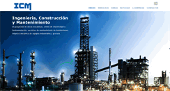 Desktop Screenshot of icmproyectos.com