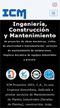 Mobile Screenshot of icmproyectos.com