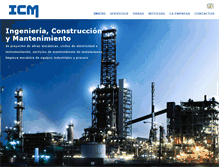 Tablet Screenshot of icmproyectos.com